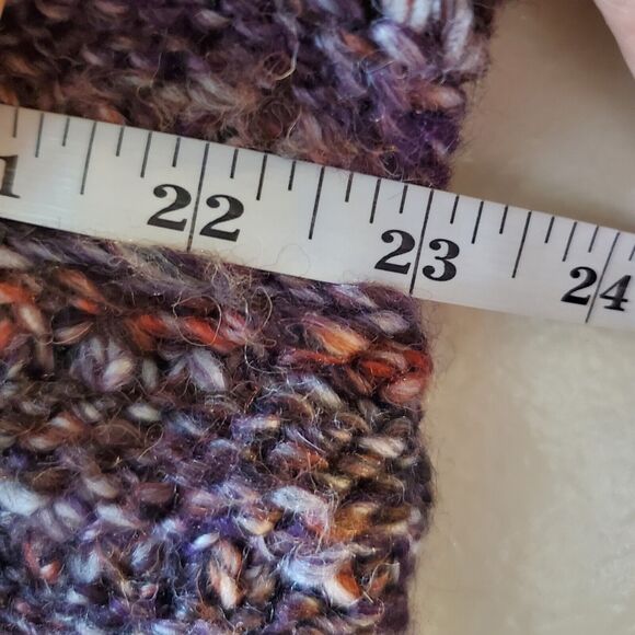 Knox Rose Sz L Long Chunky Knit Button Front Cardigan Sweater Coat Wool Alpaca - Picture 9 of 10